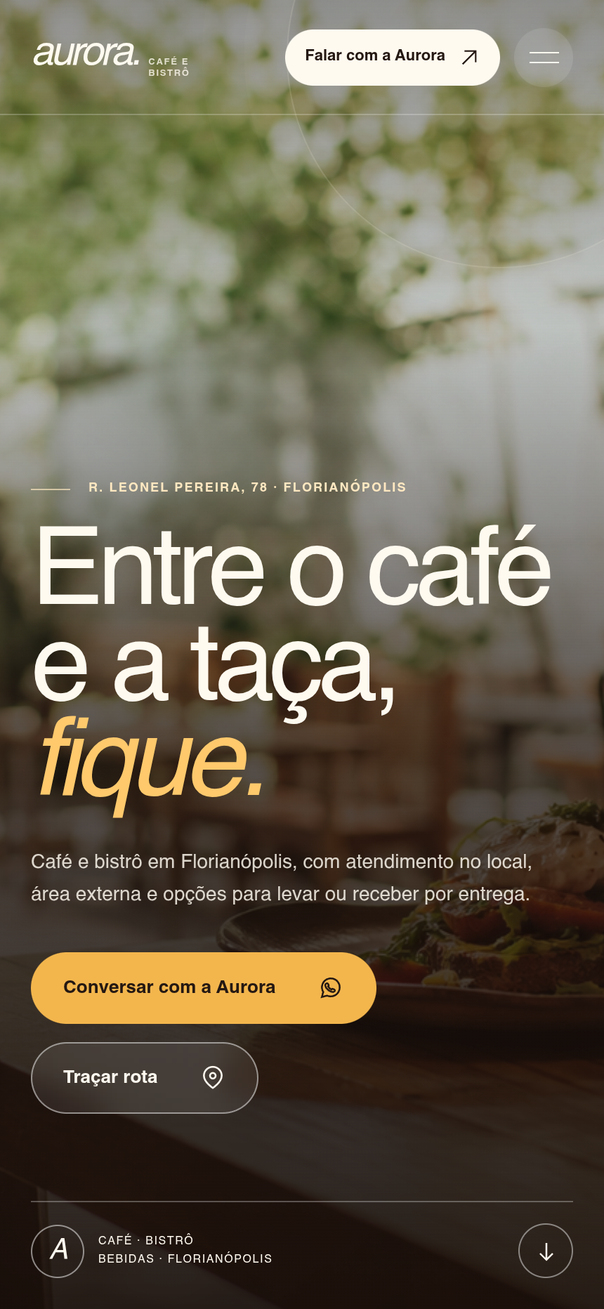 Aurora Café & Bistrô em celular